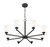 Z-Lite Oren Eight Light Chandelier in Matte Black - 7004-8MB