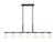 Z-Lite Naya Seven Light Linear Chandelier in Matte Black - 7518-7L-MB