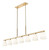 Z-Lite Naya Seven Light Linear Chandelier in Modern Gold - 7518-7L-MGLD
