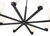 Z-Lite Naya Eight Light Chandelier in Matte Black - 7518-8MB