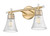 Z-Lite Belle Two Light Vanity in Modern Gold - 7519-2V-MGLD