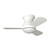 Generation Lighting Orbis 32 Hugger LED 32"Ceiling Fan in Matte White - 3OBSHR32RZWD
