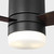 Generation Lighting Era 32 Hugger LED 32"Ceiling Fan in Midnight Black - 3ERHR32MBKD Generation Lighting Era 32 Hugger LED 32"Ceiling Fan in Midnight Black - 3ERHR32MBKD