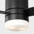 Generation Lighting Era 32 Hugger LED 32"Ceiling Fan in Midnight Black - 3ERHR32MBKD Generation Lighting Era 32 Hugger LED 32"Ceiling Fan in Midnight Black - 3ERHR32MBKD