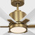 Generation Lighting Flera Smart 52 LED 52"Ceiling Fan in Burnished Brass - 6FLSM52BBSD