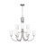 Generation Lighting Miles Nine Light Chandelier in Brushed Nickel - GLC1139BS