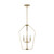 Generation Lighting Kennan Four Light Chandelier in Satin Brass - GLC1264SB