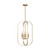 Generation Lighting Loretto Six Light Chandelier in Satin Brass - GLC1316SB