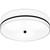Quoizel Quoizel Flush Mount Three Light Flush Mount in Matte Black - QFL6180MBK