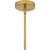 Quoizel Quoizel Piccolo Pendant One Light Mini Pendant in Brushed Gold - QPP6756BRG