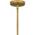 Quoizel Stetson One Light Mini Pendant in Brushed Gold - STS1506BRG