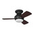 Visual Comfort Fan Ikon 32 Hugger LED 32"Ceiling Fan in Midnight Black - 3IKHR32MBKD Visual Comfort Fan Ikon 32 Hugger LED 32"Ceiling Fan in Midnight Black - 3IKHR32MBKD