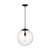 Visual Comfort Studio Leo - Hanging Globe One Light Pendant in Midnight Black - 6801801-112 Visual Comfort Studio Leo - Hanging Globe One Light Pendant in Midnight Black - 6801801-112