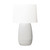 Visual Comfort Studio Roma One Light Table Lamp in White Crackle - BT1081WHC1