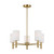 Visual Comfort Studio Manor Five Light Chandelier in Satin Brass - DJC1135SB Visual Comfort Studio Manor Five Light Chandelier in Satin Brass - DJC1135SB