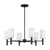 Visual Comfort Studio Manor Six Light Chandelier in Midnight Black - DJC1146MBK Visual Comfort Studio Manor Six Light Chandelier in Midnight Black - DJC1146MBK