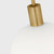 Visual Comfort Studio Colewood One Light Pendant in Satin Brass - DJP1171SB Visual Comfort Studio Colewood One Light Pendant in Satin Brass - DJP1171SB