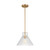 Visual Comfort Studio Liouet One Light Pendant in Satin Brass - DJP1221SB