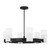 Visual Comfort Studio Rhode Six Light Chandelier in Midnight Black - DJC1166MBK Visual Comfort Studio Rhode Six Light Chandelier in Midnight Black - DJC1166MBK