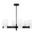 Visual Comfort Studio Rhode Six Light Chandelier in Midnight Black - DJC1166MBK Visual Comfort Studio Rhode Six Light Chandelier in Midnight Black - DJC1166MBK
