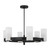 Visual Comfort Studio Rhode Six Light Chandelier in Midnight Black - DJC1166MBK Visual Comfort Studio Rhode Six Light Chandelier in Midnight Black - DJC1166MBK