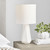 Visual Comfort Studio Moresby One Light Table Lamp in Gloss White - DJT1071GW1