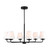 Visual Comfort Studio Albion Six Light Chandelier in Midnight Black - DJC1186MBK Visual Comfort Studio Albion Six Light Chandelier in Midnight Black - DJC1186MBK
