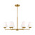 Visual Comfort Studio Albion Six Light Chandelier in Satin Brass - DJC1186SB Visual Comfort Studio Albion Six Light Chandelier in Satin Brass - DJC1186SB