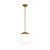 Visual Comfort Studio Milne One Light Pendant in Burnished Brass - EP1361BBS