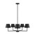 Visual Comfort Studio Ender Five Light Chandelier in Midnight Black - DJC1265MBK Visual Comfort Studio Ender Five Light Chandelier in Midnight Black - DJC1265MBK