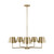 Visual Comfort Studio Ender Five Light Chandelier in Satin Brass - DJC1265SB Visual Comfort Studio Ender Five Light Chandelier in Satin Brass - DJC1265SB