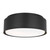 Visual Comfort Studio Dartmore Two Light Flush Mount in Midnight Black - DJF1042MBK