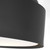 Visual Comfort Studio Dartmore Three Light Flush Mount in Midnight Black - DJF1063MBK
