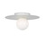 Visual Comfort Studio Nodes One Light Flush Mount in Matte White - KF1011MWT