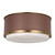 Visual Comfort Studio Marlowe Two Light Flush Mount in Time Worn Brass - LF1062TWB