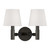 Visual Comfort Studio Grayson Two Light Wall Sconce in Aged Iron - LW1152AI