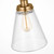 Visual Comfort Studio Baskin One Light Pendant in Satin Brass - P1347SB Visual Comfort Studio Baskin One Light Pendant in Satin Brass - P1347SB