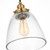 Visual Comfort Studio Baskin One Light Pendant in Satin Brass - P1349SB Visual Comfort Studio Baskin One Light Pendant in Satin Brass - P1349SB