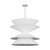 Visual Comfort Studio Chambord 12 Light Pendant in Cast Plaster - LXP10212CPST Visual Comfort Studio Chambord 12 Light Pendant in Cast Plaster - LXP10212CPST