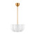 Visual Comfort Studio Cheverny Four Light Pendant in Burnished Brass - LXP1044BBS Visual Comfort Studio Cheverny Four Light Pendant in Burnished Brass - LXP1044BBS