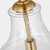 Visual Comfort Studio Zola One Light Pendant in Satin Brass - P1483SB