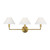 Visual Comfort Studio Colfax Three Light Wall Sconce in Burnished Brass - SLW1023BBS Visual Comfort Studio Colfax Three Light Wall Sconce in Burnished Brass - SLW1023BBS