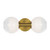 Visual Comfort Studio Torian Two Light Wall Sconce in Burnished Brass - SLW1032BBS Visual Comfort Studio Torian Two Light Wall Sconce in Burnished Brass - SLW1032BBS