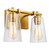 Visual Comfort Studio Mercer Two Light Vanity in Burnished Brass - VS24302BBS Visual Comfort Studio Mercer Two Light Vanity in Burnished Brass - VS24302BBS