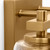 Visual Comfort Studio Mercer Three Light Vanity in Burnished Brass - VS24303BBS Visual Comfort Studio Mercer Three Light Vanity in Burnished Brass - VS24303BBS
