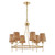 Savoy House Ashbury Six Light Chandelier in Warm Brass - 1-3961-6-322 Savoy House Ashbury Six Light Chandelier in Warm Brass - 1-3961-6-322
