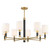 Savoy House Conrad Eight Light Chandelier in Warm Brass - 1-4605-8-322