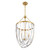 Savoy House Jennings Three Light Pendant in Warm Brass - 3-2999-3-322