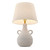 Savoy House Adrian One Light Table Lamp in White - 11-CD12 Savoy House Adrian One Light Table Lamp in White - 11-CD12
