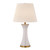Savoy House Dana One Light Table Lamp in White - 11-CD19 Savoy House Dana One Light Table Lamp in White - 11-CD19